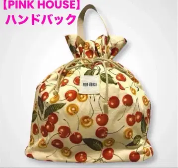 [ PINK HOUSE ] 핑크하우스 핸드백/복조리/체리 패턴/체리