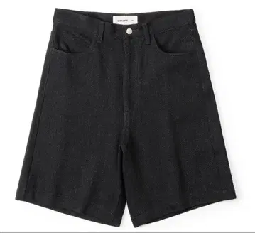 everyone soft denim shorts (BLACK) XS