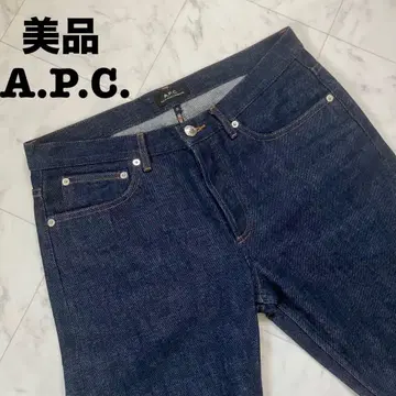 [새상품급] A.P.C. PETIT NEW STANDARD 31 데님 빨간색 귀