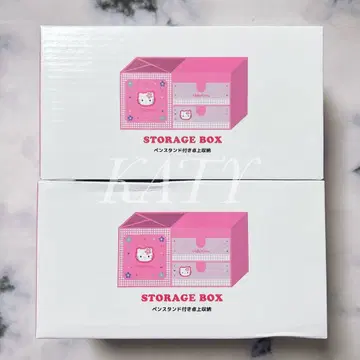 HELLO KITTY x 3COINS 펜 스탠드 부착 탁상 수납