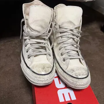 CONVERSE ALL STAR AGED AG HI 스니커즈 25.5cm