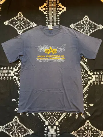 Alpha Industries T셔츠 L 사이즈 USA제 00s 페이드