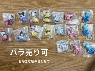 산리오 키링 행거 가챠가챠 메지루시 키티 쿠로미 시나몬