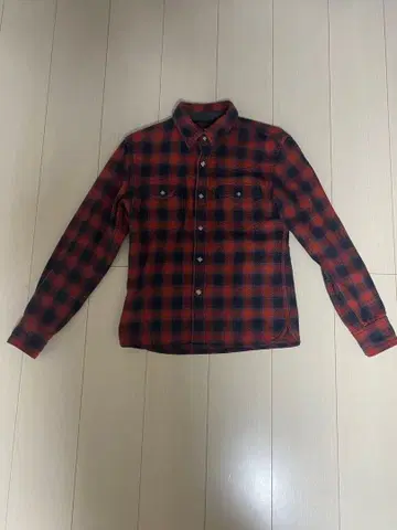 THE FLAT HEAD 플란넬 셔츠 체크 웨스턴 36