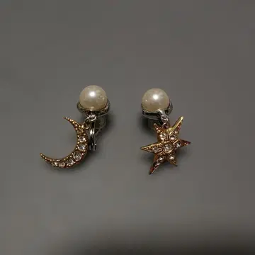 ADER.bijoux 아델 비쥬 달과 별 귀찌