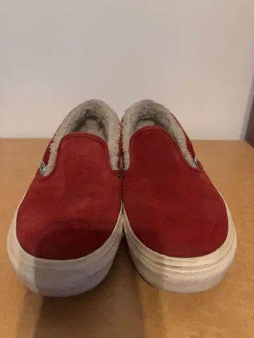 VANS 슬립온 보아 스웨이드 레드