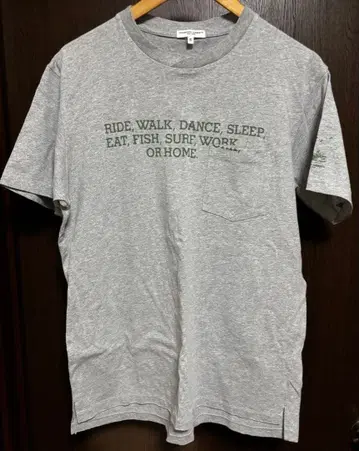 Engineered Garments 포켓T셔츠 그레이 S shirt
