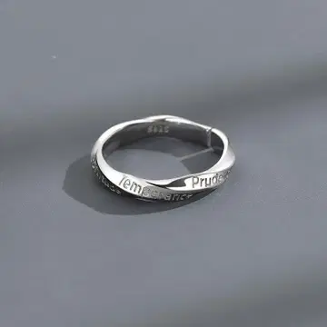 silver925 스타일리시 트릭 실버 반지