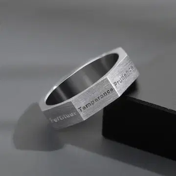 silver925 레트릭 옥타곤 실버925 반지