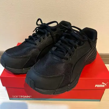 PUMA 스니커즈 블랙 남성용