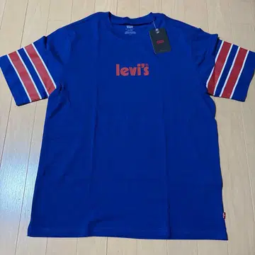 Levi's 리바이스 로고 T셔츠 블루 S