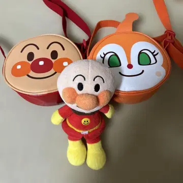 호빵맨 짤랑이 미니백 봉제 인형