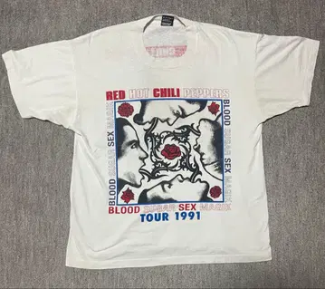 90s Red Hot Chili Peppers 밴드 티셔츠