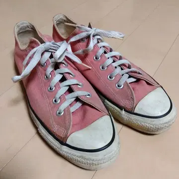 USA제 Converse 로우컷 스니커즈 핑크 90s