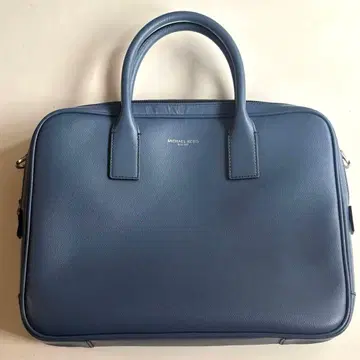 새상품급 Michael Kors 가죽 비즈니스 백 블루 2WAY A4 대응