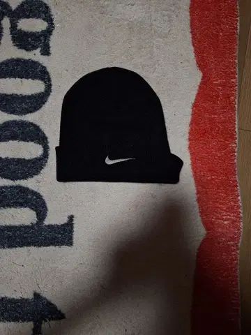 NIKE 니트 모자 비니 블랙