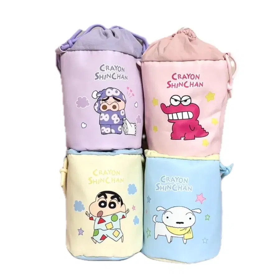 (초신상)짱구/흰둥이/부리부리/와니야마상 복주머니복조리 화장품파우치 가방