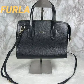 컨디션 최상 FURLA 2WAY 숄더백 블랙