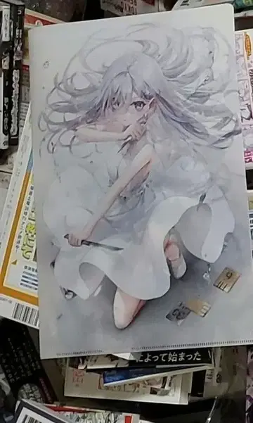 사망유희로 밥을 먹는다. 멜론북스 특전 클리어 파일
