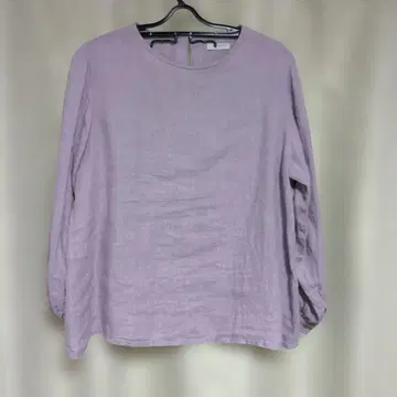 fog linen work. 린넨 긴팔 셔츠 풀오버 라벤더