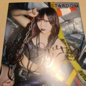 이나바 아즈사 친필 사인 포트레이트 STARDOM