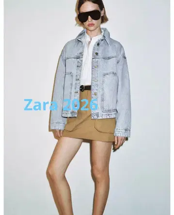 ZARA 이번 시즌 컬렉션의 데님 자켓 새상품 미사용 택 포함
