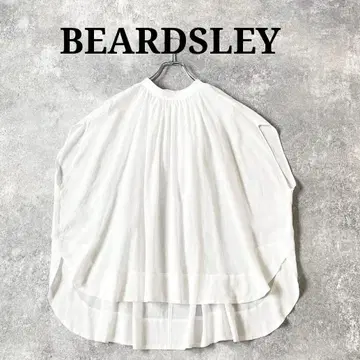24SS BEARDSLEY 비어즐리 코튼 쉬폰 개더 라운드 블라우스