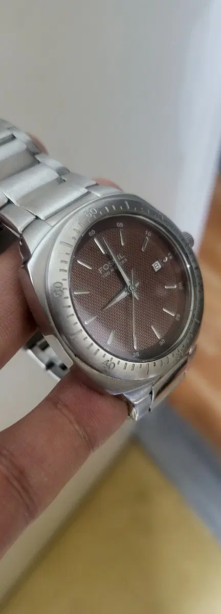 [FOSSIL] 파실 블루 남성용 메탈 시계 (AM-3928 / 브라운 다이얼)고급라인미국 시계 브랜드 파실(Fossil)의 스테디셀러 라인인 '파실 블루' 메탈 시계입니다.