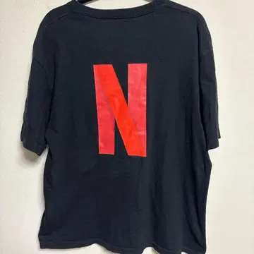 Netflix x BEAMS 콜라보 BINGEING T셔츠 XL 블랙
