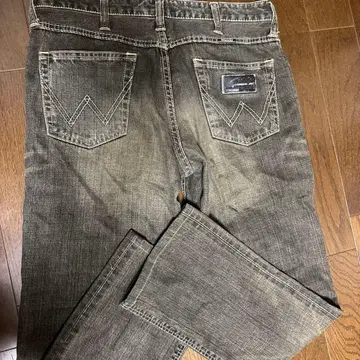 Wrangler 데님 팬츠 블랙 청바지