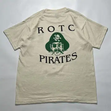 90s ARMY ROTC USA제 빈티지 T셔츠 L 크림 8715