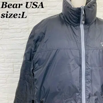 Bear USA 베어 다운 자켓 블랙 그레이 L [ 11544 ]