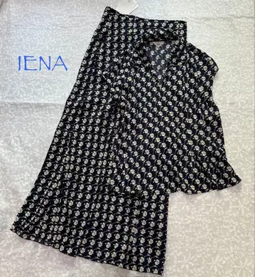 IENA 이에나 레트로 데신 플라워 블라우스 & 스커트