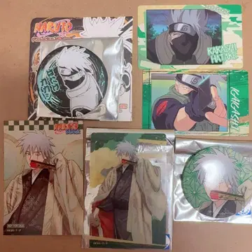 NARUTO 나루토 돌풍전 채면화 스냅마이드 캔뱃지 하타케 카카시