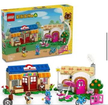 LEGO 동물의 숲 너구리 상점 & 부케의 집