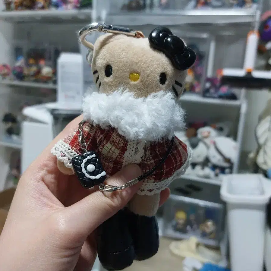 롱다리 헬로키티 인형 키링