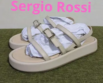 Sergio Rossi SR NORA 컴포트 샌들 아이보리 39