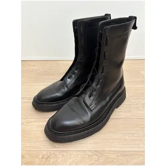 디올/ 아카이브 07FW NAVIGATE 컴뱃 부츠 나파 레더 버전 / 41
