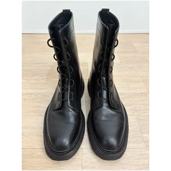 디올 디올/ 아카이브 07FW NAVIGATE 컴뱃 부츠 나파 레더 버전 / 41 사진 4