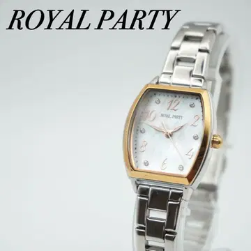 [ 새상품 배터리 ] ROYAL PARTY 쉘 다이얼 여성용 손목시계 쿼츠