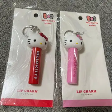 HELLO KITTY 3COINS 립 참 2개 세트