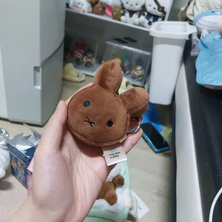 미피 키링 브라운
