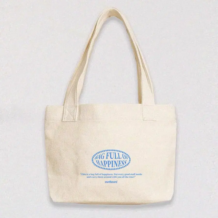 워스워드 캔버스 미니 에코백 F O H Canvas Mini Bag