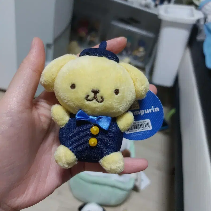 산리오 폼폼푸린 키링 인형