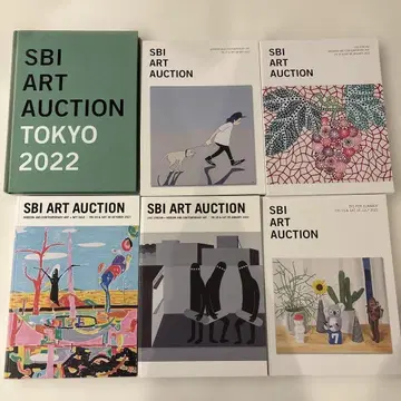 SBI ART AUCTION 카탈로그 6권 세트