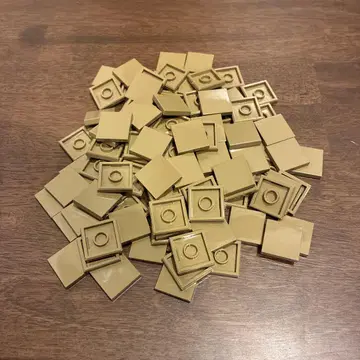 [ 공식 매장 구매품 ] LEGO 2x2 타일 부품 탄 100개 레고