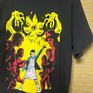 STRANGER THINGS 기묘한 이야기 프린트 T셔츠