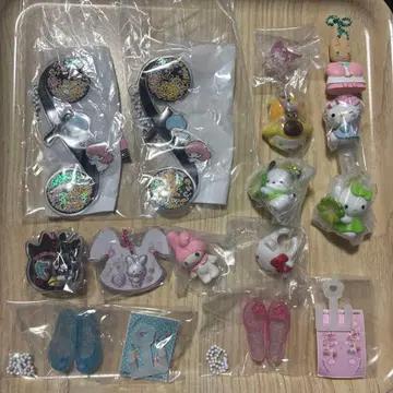 산리오 가챠 식품 완구 묶음 판매