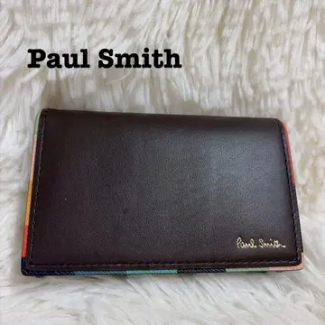Paul Smith 명함지갑 카드 케이스 다크 브라운