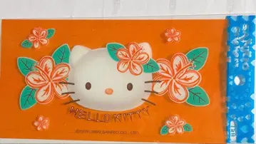 [ 헤이세이 레트로 당시물 ] 1999년 헬로키티 하이비스커스 스티커 씰